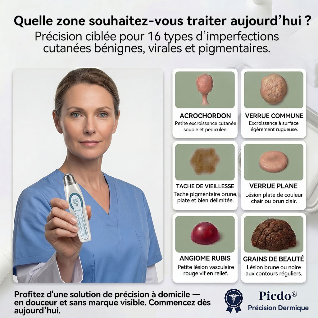 Boutique officielle de la marque |🖊️𝑯𝗲𝙖𝐥𝒓𝗶𝙯𝗲® 7 Jours Effaceur de taches et d’excroissances cutanées(Zéro douleur, zéro cicatrice – Roller)🌱